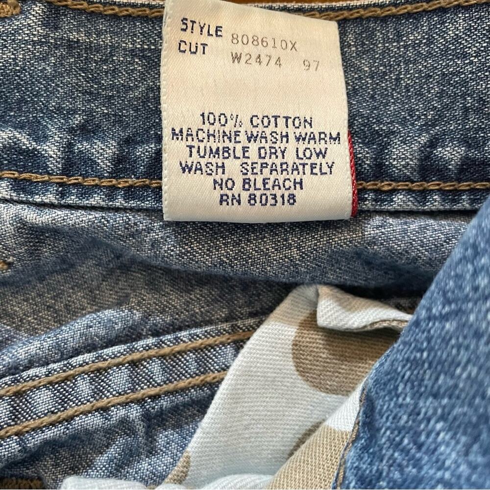 Vintage Y2K Lucky Brand Low Rise Flare all cotton Made in USA jeans womens 10 28 - Picture 8 of 8